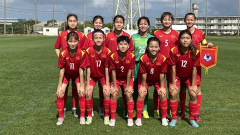 U17 nữ Việt Nam đại thắng ở Nhật Bản